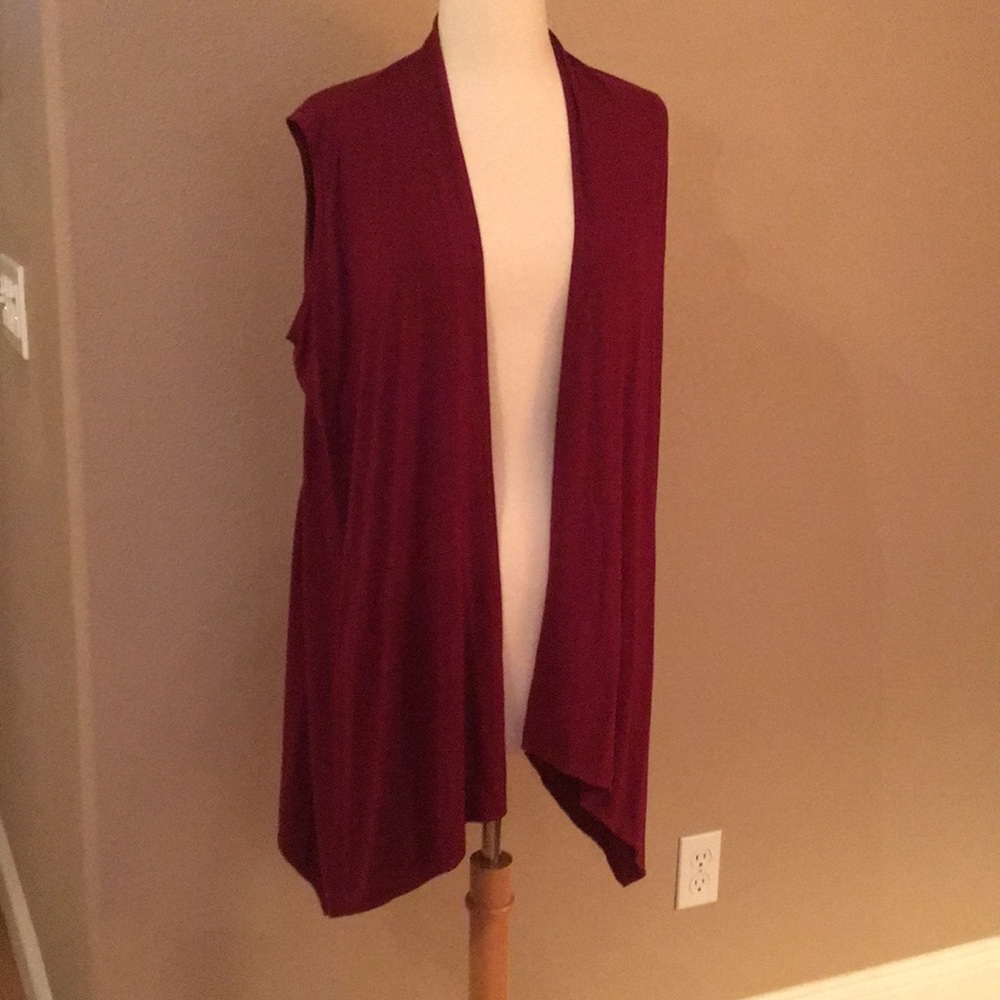 Tunic length vest light weight
